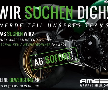WIR SUCHEN DICH! Zweiradmechaniker ab Sofort 