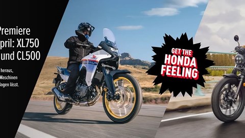 Premiere Transalp und CL500