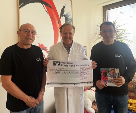 sk-bikes spendet an die INTERPLAST Sektion Bad Kreuznach