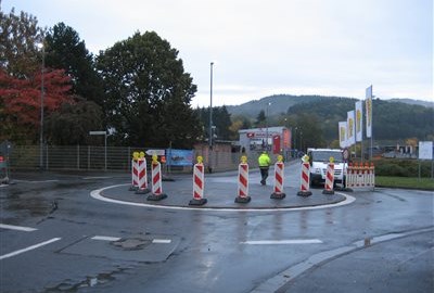 Honda Semmler - Bauarbeiten der Zufahrt