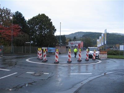 Honda Semmler - Bauarbeiten der Zufahrt