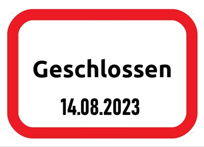 NEWS Wir gönnen uns eine Pause!