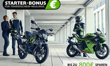 Jetzt bis zu 800 € bei Neukauf mit dem STARTER-BONUS sparen!
