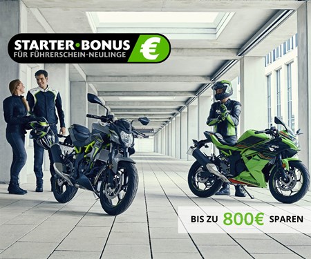 Jetzt bis zu 800 € bei Neukauf mit dem STARTER-BONUS sparen!