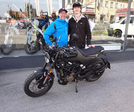 Husqvarna Svartpilen 125 übergeben!