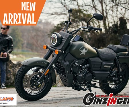 Chopper von UM, jetzt auch mit 300ccm / 27PS 