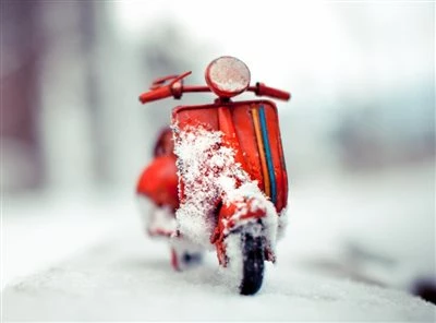 Winter im "BIKE-HOTEL" Bild 1: Winter im "BIKE-HOTEL"