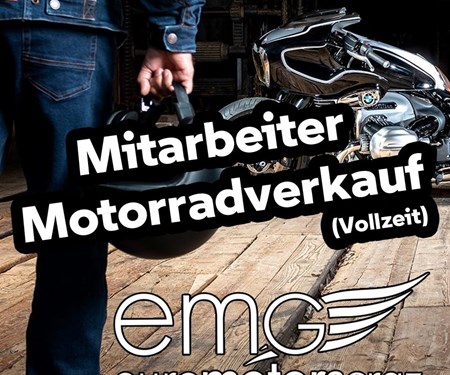 Mitarbeiter Motorradverkauf gesucht! Mitarbeiter Motorradverkauf gesucht!