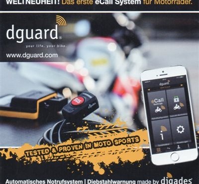 Das erste Motorrad eCall System der Welt: dguard®.