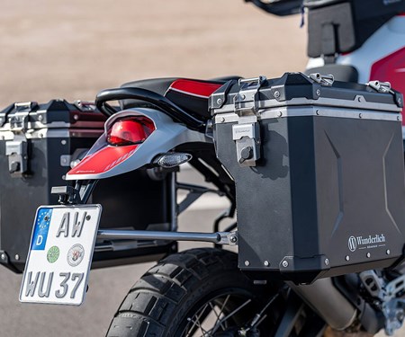 Der Wunderlich EXTREME Kofferträger für die Ducati DesertX
