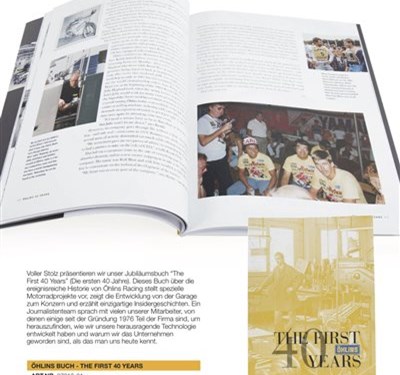 Öhlins Jubiläums Uhr und Buch: Noch ein Weihnachtsgeschenk gesucht? Öhlins Jubiläums Uhr und Buch: Noch ein Weihnachtsgeschenk gesucht?