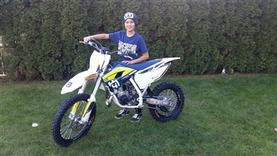 Übergabe einer Husqvarna TC 85  Übergabe einer Husqvarna TC 85