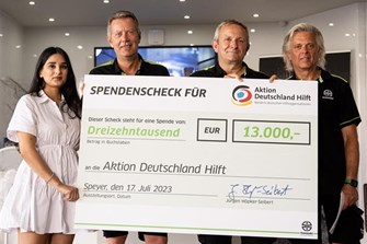 Z900 - UMBAUPROJEKT BRINGT 13.000 € FÜR AKTION „DEUTSCHLAND HILFT"