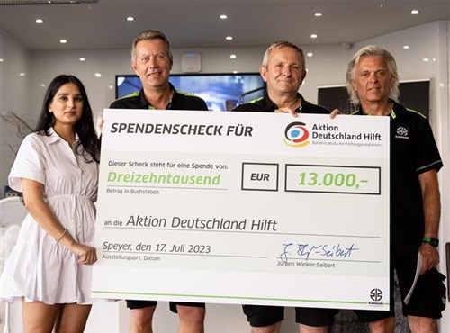 Z900 - UMBAUPROJEKT BRINGT 13.000 € FÜR AKTION „DEUTSCHLAND HILFT"