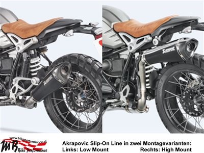 Akrapovic in schwarz für BMW R NineT Scrambler - Bild 2