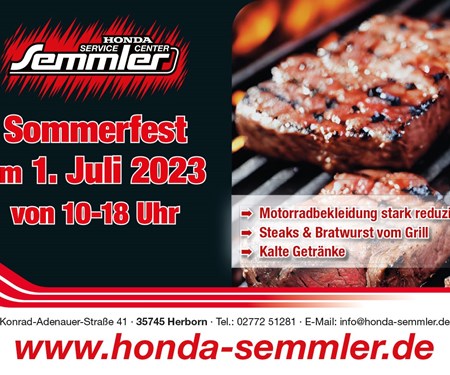 Honda Semmler - Sommerfest 1. Juli 