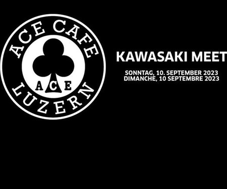 Kawasaki Meet 2023 im Ace Cafe Luzern