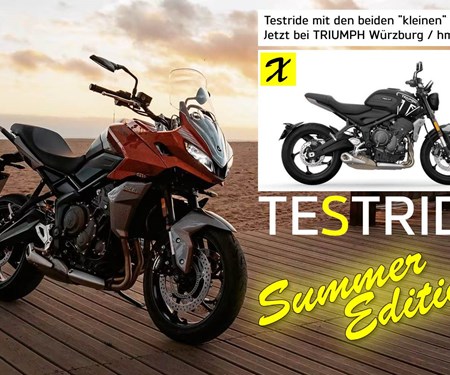 Testride-Woche Trident / Tiger 660 (04.-13.07.2023)