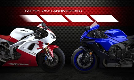 Yamaha feiert das 25-jährige Jubiläum der revolutionären R1