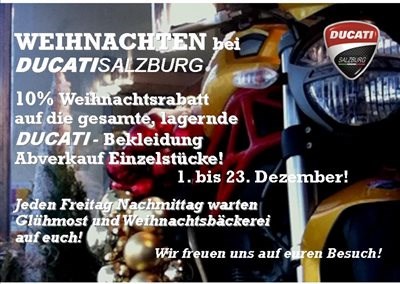 Advent bei DUCATI Salzburg Advent bei DUCATI Salzburg