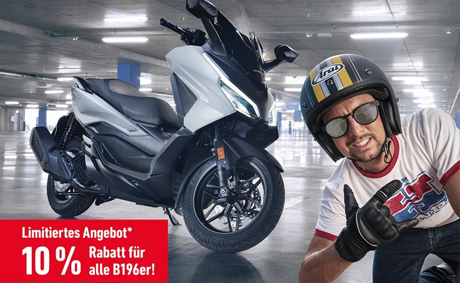 Honda Semmler - Forza 125 + SH125i mit Führerschein Aktion  Bild 1: Honda Semmler - Forza 125 + SH125i mit Führerschein Aktion