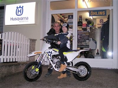 Auslieferung der ersten Husqvarna TC 65