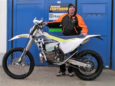 Übergabe einer Husqvarna TE 250 / 2017