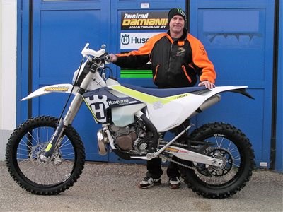 Übergabe einer Husqvarna TE 250 / 2017 Übergabe einer Husqvarna TE 250 / 2017