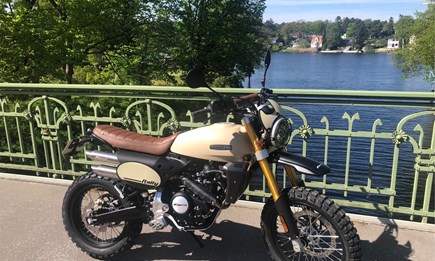 Fantic Caballero 125  - 500 - 700 Caballero Scrambler , FlatTrack & Rally Modelle sind "Made in Italia "