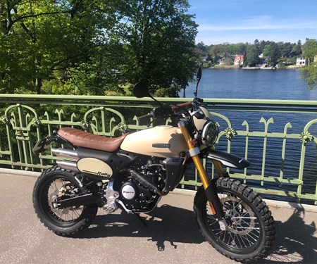 Fantic Caballero 125  - 500 - 700 Caballero Scrambler , FlatTrack & Rally Modelle sind "Made in Italia "