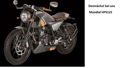 Jetzt bei uns: Mondial 125