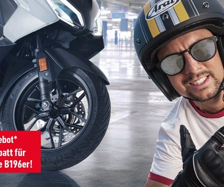 Führerscheinzuschuss B196 -Honda SH125i und Forza125