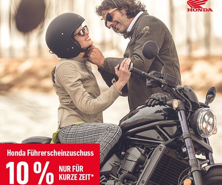 Honda Semmler - Honda Führerschein Aktion für Juli - August
