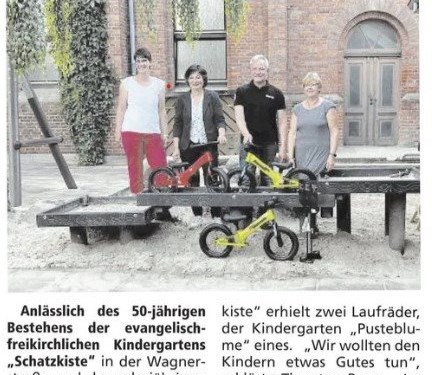 Spende an Kindergärten