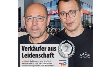 "World of Bike"-Award "Händler des Jahres" - Platz 2