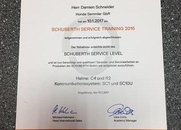 Honda Semmler - Schuberth Lehrgang