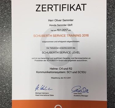 Honda Semmler - Schuberth Lehrgang - Bild 2 Honda Semmler - Schuberth Lehrgang - Bild 2