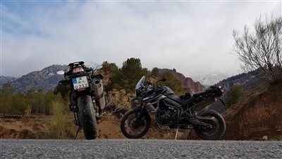 Tour Andalusien mit der Tiger 800