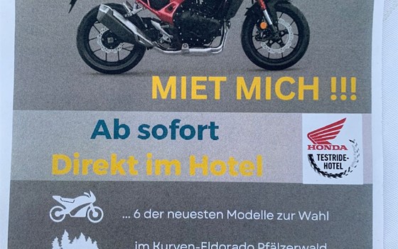 Honda-Kooperation mit Motorradtourismus: Motorradurlaub zum Wohlfühlen im Waldhotel Eisenberg in der Pfalt - Bild 6
