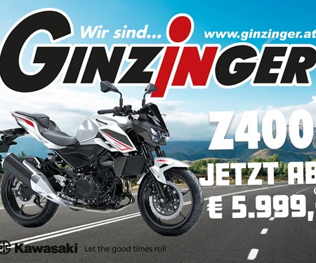 Kawasaki Z400 Aktion ab € 5.999,- 