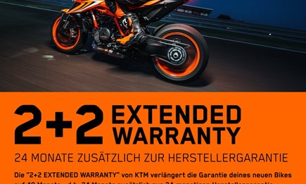 **Kostenlos** 2 Jahre Garantie Verlängerung