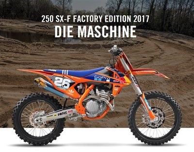 ..in wenigen Tagen bei hmf: 250 SX-F Factory Edition