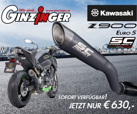 SC Project für Kawasaki Z900 : prompt verfügbar : 