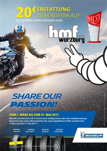 20 € Gutschrift für deinen neuen TOP REIFEN von MICHELIN... Bild 1: 20 € Gutschrift für deinen neuen TOP REIFEN von MICHELIN...