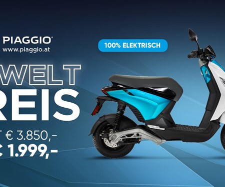 Piaggio 1 und die Piaggio 1 Active zum unschlagbaren Umweltpreis