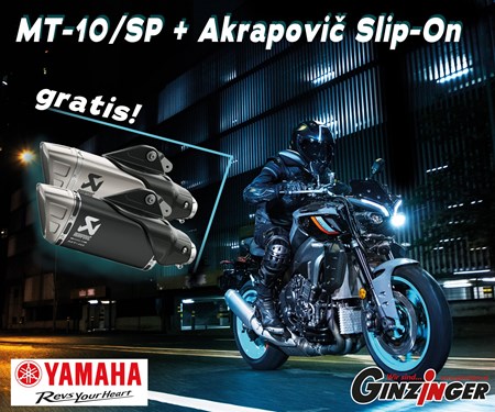 MT-10 + Akrapovic Slip-On gratis