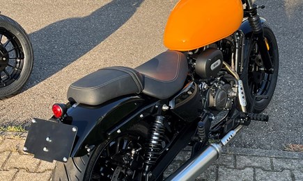 125er Basic BC mit Heckumbau, LED Blinker und rundem Rücklicht