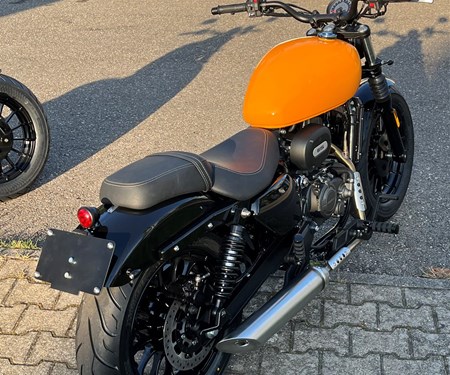 125er Basic BC mit Heckumbau, LED Blinker und rundem Rücklicht