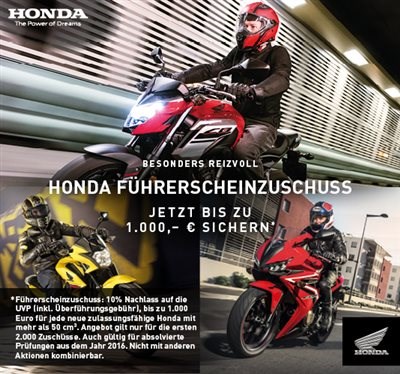 Honda Semmler - Führerschein Aktion 2017