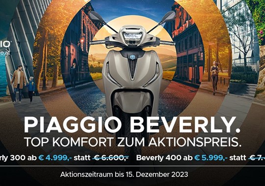 NEWS Piaggio Beverly Herbstaktion!